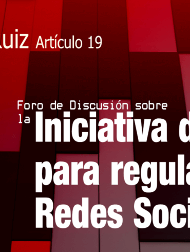 Foro de Discusión: Priscilla Ruíz sobre la regulación de las redes sociales